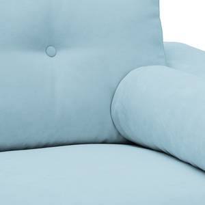 Sofa Marlon (3-Sitzer) Webstoff Stoff Mera: Hellblau