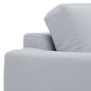 Sofa Marlon (3-Sitzer) Webstoff Stoff Dona: Silber