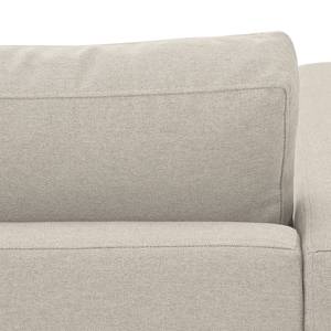 Sofa Portobello (3-Sitzer) Webstoff Stoff Selva: Beige - Eckig