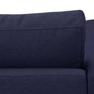 Sofa Portobello (3-Sitzer) Webstoff Webstoff Milan: Dunkelblau - Kufen