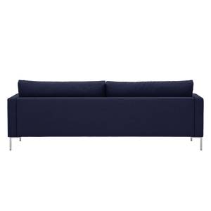 Sofa Portobello (3-Sitzer) Webstoff Webstoff Milan: Dunkelblau - Eckig