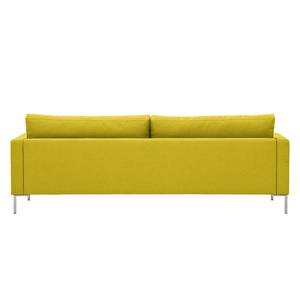 Sofa Portobello (3-Sitzer) Webstoff Webstoff Milan: Gelb - Eckig