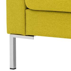 Sofa Portobello (3-Sitzer) Webstoff Webstoff Milan: Gelb - Eckig