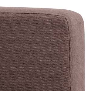 Sofa Portobello (3-Sitzer) Webstoff Webstoff Milan: Grau-Braun - Kufen