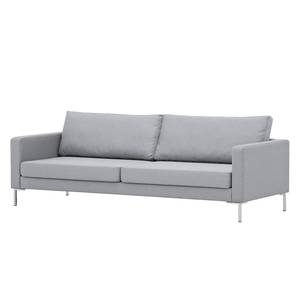 Sofa Portobello (3-Sitzer) Webstoff Webstoff Milan: Hellgrau - Eckig