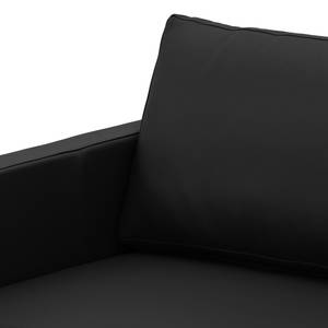 Sofa Portobello (3-Sitzer) Echtleder Echtleder Gad: Schwarz - Kufen