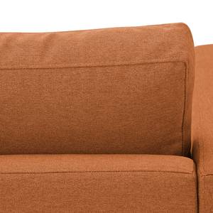 Sofa Portobello (3-Sitzer) Webstoff Webstoff Milan: Rostbraun - Kufen