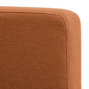 Sofa Portobello (3-Sitzer) Webstoff Webstoff Milan: Rostbraun - Eckig