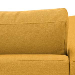 Sofa Portobello (3-Sitzer) Webstoff Stoff Selva: Senfgelb - Kufen