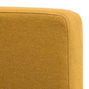 Sofa Portobello (3-Sitzer) Webstoff Stoff Selva: Senfgelb - Kufen