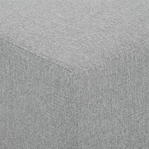 Sofa Seed (3-Sitzer) Webstoff Stoff Selva: Silbergrau