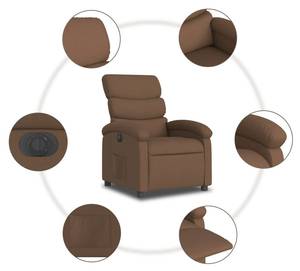 Fauteuil inclinable électrique 3032262-4 Marron