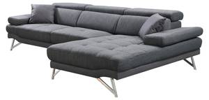 Sofa H92 Grau - Textil - 300 x 94 x 174 cm