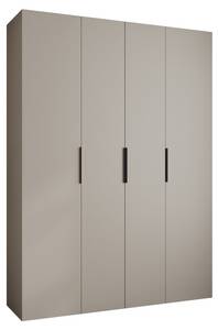 Armoire à portes battantes Como 4 Beige - Noir - 180 x 40 cm