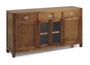 BRAUNES HOLZBUFFET L 160 cm Braun - Holzwerkstoff - 160 x 85 x 40 cm