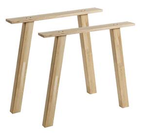 Table Tablo Bois massif - Bois/Imitation - 200 x 3 x 90 cm