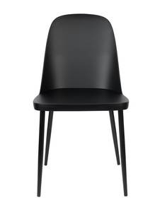 Lot de 2 chaises Pip Noir - Matière plastique - 54 x 85 x 46 cm