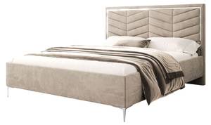 Polsterbett AURORA II 120x200 OperaPearl Pinie Beige Dekor - Breite: 120 cm