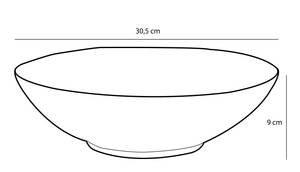 Schüssel Tabo 31 x 9 x 31 cm