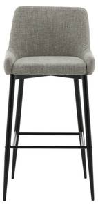 Tabouret de bar PLAZA BS 1NOS Beige - Textile