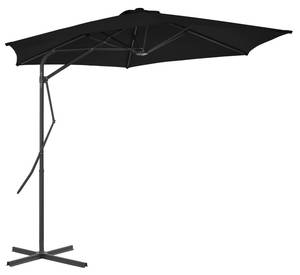 Sonnenschirm K441 Schwarz - 230 x 251 cm