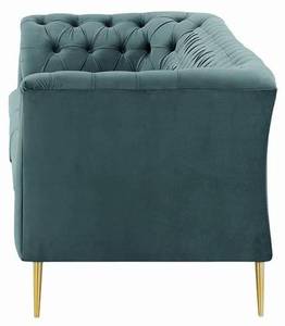 Dreisitzer-Sofa Chesterfield Modern Blau