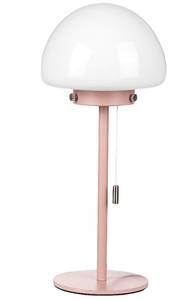 Lampe de table MORUGA Rose foncé - Blanc