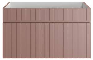 Waschbeckenunterschrank SATARA Pink - Holzwerkstoff - 46 x 46 x 80 cm