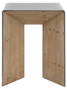 Konsolentisch L76 Braun - Holzart/Dekor - Holz teilmassiv - 60 x 80 x 40 cm