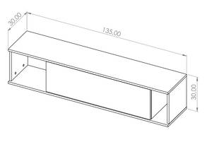 Wandschrank FORSETTI Weiß