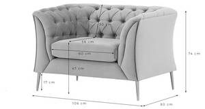 Sessel Chesterfield Modern Gelb