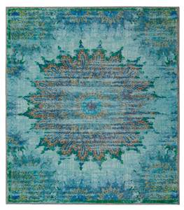 Badteppich Healing Blau - 55 x 65 cm