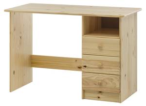 Schreibtisch Ironwood Braun - Massivholz - 110 x 73 x 54 cm