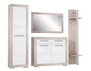 Garderobe Aubert 10 (4-teilig) Braun - Holzwerkstoff - 220 x 199 x 39 cm