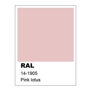 Pendelleuchte Cassis Rosé - Weiß - 40 x 20 x 40 cm