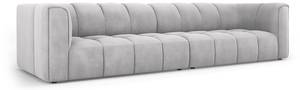 modulares Sofa SERENA 4 Sitzplätze Hellgrau