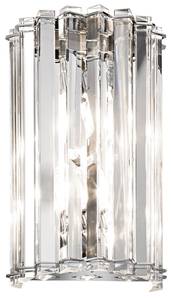 Wandlampe DRAGULJ Grau - Metall - 16 x 27 x 9 cm