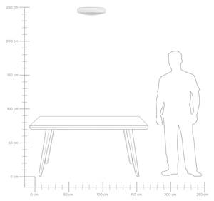 Deckenlampen ARLI Weiß - Metall - 48 x 12 x 48 cm