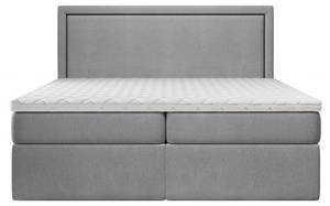 Premium Boxspringbett Jodan Stoff Megan Grau - Breite: 182 cm