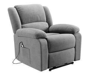 Fauteuil de Relaxation LEO Gris - Fonction relaxation - Avec aide au redressement