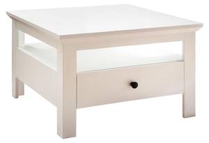 Table basse SAULER Blanc - Bois manufacturé - 70 x 46 x 70 cm