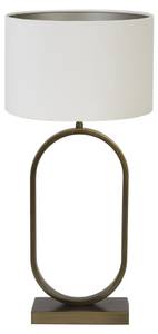 Lampe de table Jamiri/Velours Bronze - Blanc