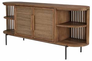 Buffet ALIDA Braun - Massivholz - 44 x 70 x 160 cm