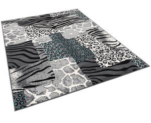 Designer Teppich Samba Modern Safari Grau - Textil - 80 x 1 x 150 cm