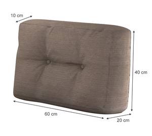 Coussin latéral Premium Taupe Taupe