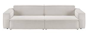 Sofa SAMU Feincord Silber - Breite: 236 cm