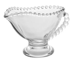 Kristall-Perlen-Milchkanne Glas - 8 x 9 x 13 cm