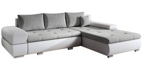 Ecksofa ARZO MINI Grau - Weiß - Breite: 275 cm