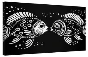 Bild Fisch Abstrakt V 120 x 80 cm