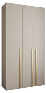 Drehtürenschrank Como 3 Beige - Gold - 130 x 50 cm